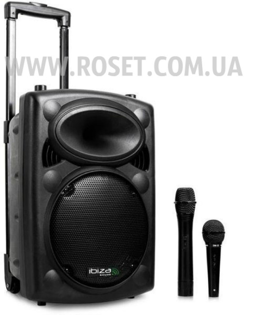 Купить Колонка профессиональная на колесиках + микрофон - SkyRocket ...