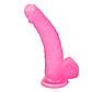 Фалоїмітатор — Jelly Studs Crystal Dildo — Large, 20х4 см., фото 2