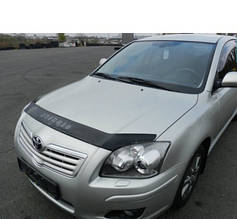 Дефлектор капоту, мухобойка TOYOTA Avensis з 2003-2008 р. в.. VIP