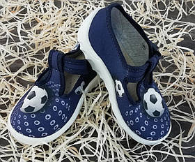 Взуття для хлопчиків Андрій М'яч Синій Waldi Україна 21