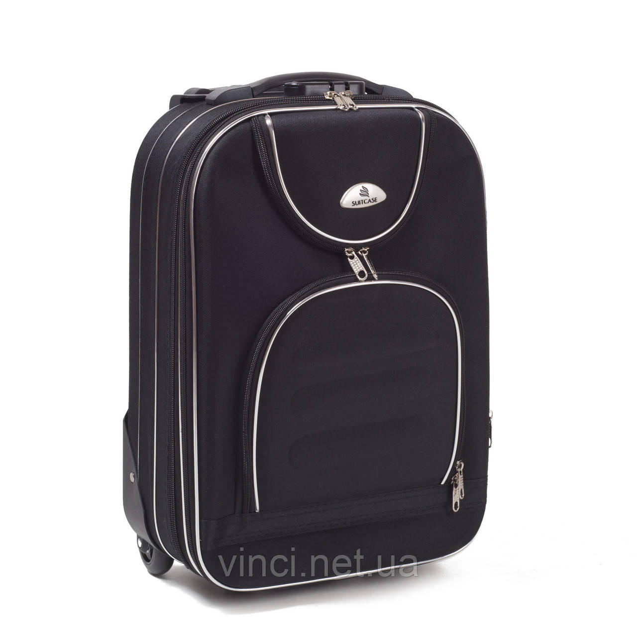 Чемодан дорожній Suitcase 801 міні ( ручна кладь ) 52х35х18 чорний Дорожный чемодан небольшой с ручкой