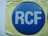 Шильдик 40mm (самоклеючий) на сітку колонки RCF, фото 5
