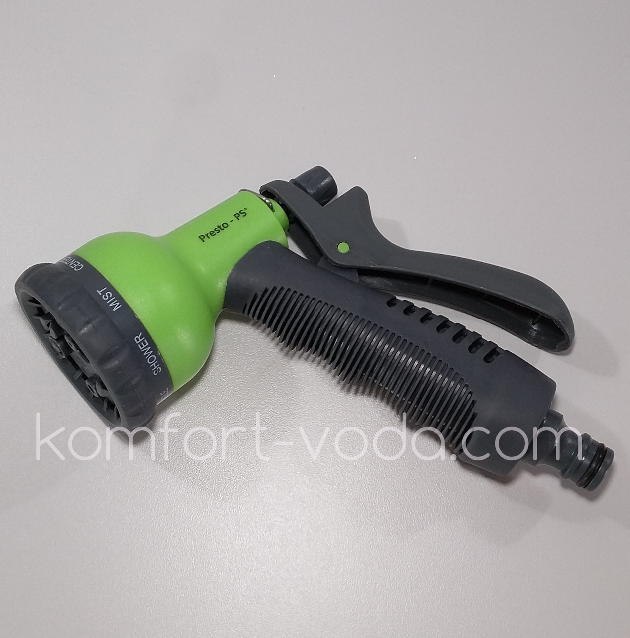 Пістолет поливальний Presto-PS 7202G, 8 режимів, фото 1