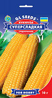 Кукуруза Суперсладкая урожайный засухоустойчивый среднеранний сорт с крупными зернами, упаковка 10 г