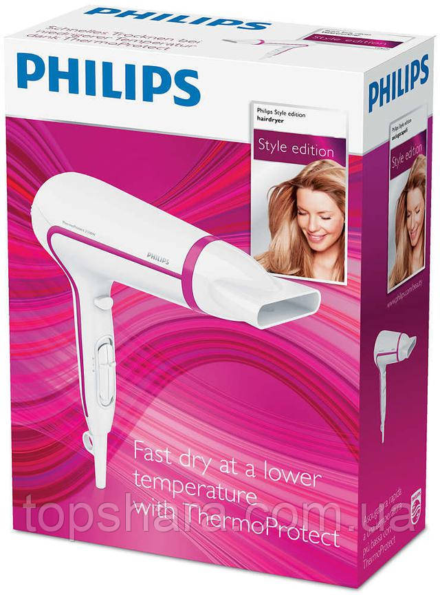 Фен Philips HP8230/60 белый/розовый