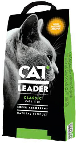 Наповнювач Cat Leader для кішок супер-всмоктуючий глиняний, 5 кг