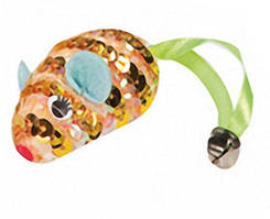 Іграшка Karlie-Flamingo Mouse Spiral для кішок з котячою м'ятою, 6.5 см