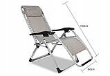 Лежак з мощним каркасом ZERO Grey, фото 7