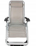 Лежак з мощним каркасом ZERO Grey, фото 2