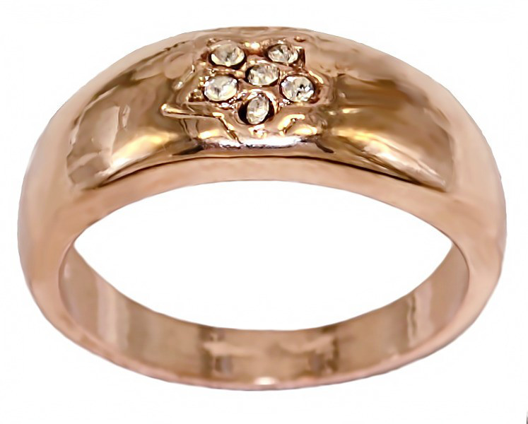 Кільце жіноче, Булат. Камені: Діаманти. Колір: позолота з кр. від. Їс 17р. 18р. 19р. 20р. В пакованні 12 кілець.