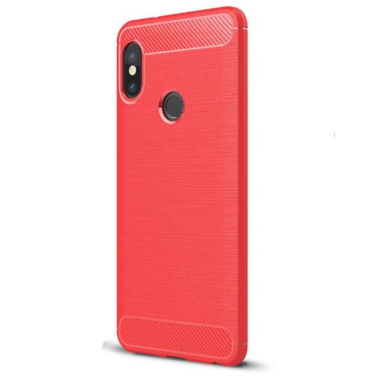 Протиударний бампер Primo Carbon для Xiaomi Mi 6X / Mi A2 - Red