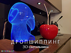 Дропшиппинг та продаж Світильників 3D