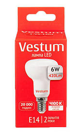 Світлодіодна лампа Vestum 6W E14 R50 Біле світло