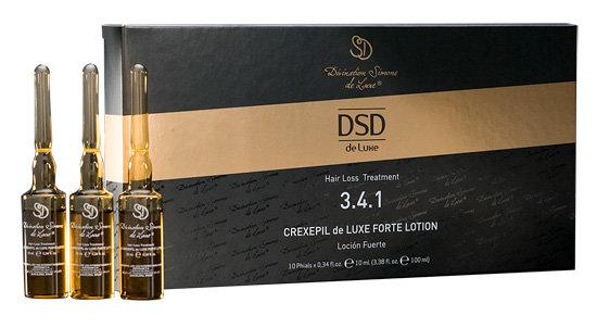 3.4.1 Лосьйон проти випадіння волосся DSD De Luxe Crexepil De Luxe Forte Lotion 10 ампул по 10 мл, фото 1