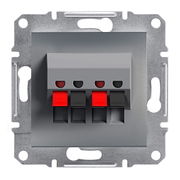 Аудіорозетка (стерео) сталь Asfora Schneider Electric EPH5700162
