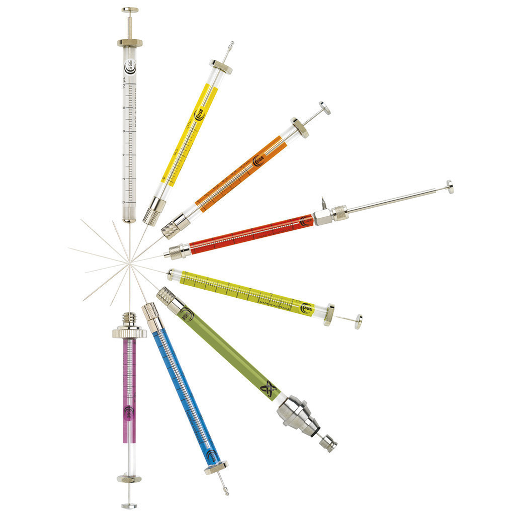 Шприц 10 мкл фікс. голка Agilent c 4.2 см 0.47 мм OD конусний голок, фото 1
