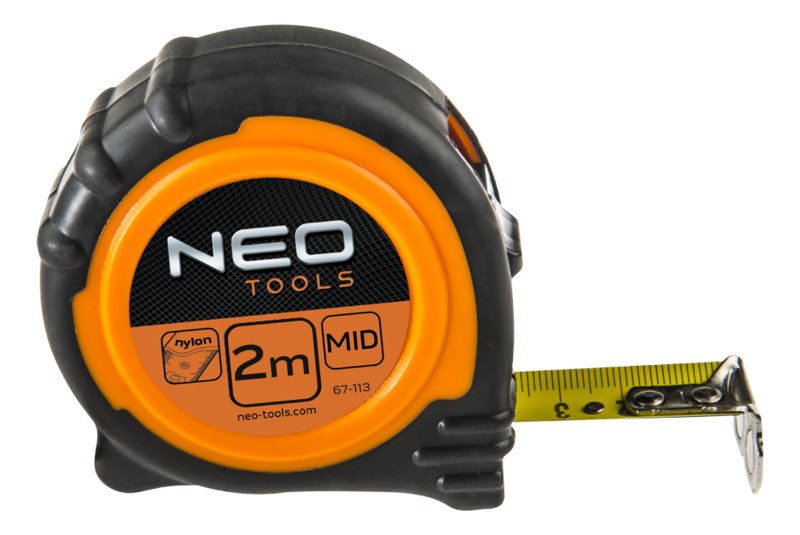 Рулетка Neo, сталева стрічка 2 м x 16 мм, магніт