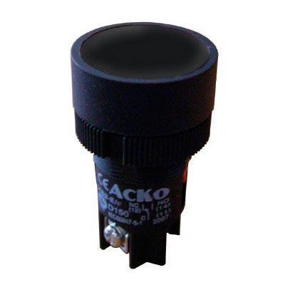 Кнопка пуск з фіксацією ХВ2-ЕН 125 чорна АСКО