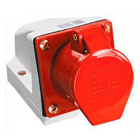 Розетка 114 стаціонарна 3Р+РЕ 16А 380В IP44 ІЕК