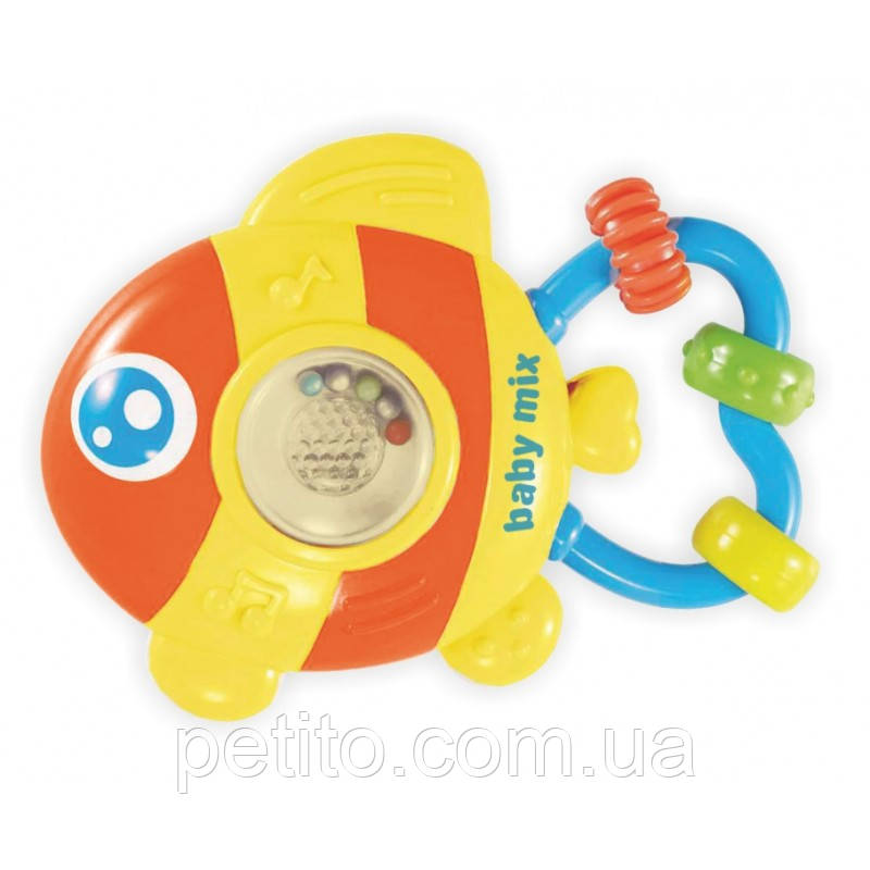 Брязкальце для дитини з музикою baby mix "Рибка", фото 1