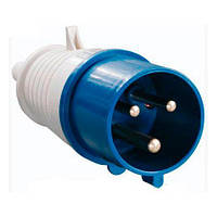 Вилка 023 2Р+РЕ 32A 220В IP44 ІЕК