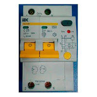 Диф. автомат АД12М 2Р С25 30мА ІЕК