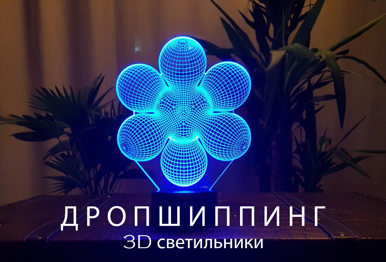 Дропшипінг 3D Світильників 