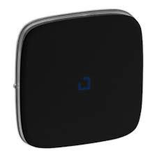 Клавіша для вимикача з підсвічуванням Valena Allure Legrand, колір чорний, фото 1