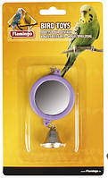 Дзеркало Karlie-Flamingo Mirror Round+Bell для птахів з дзвіночком, 6 см