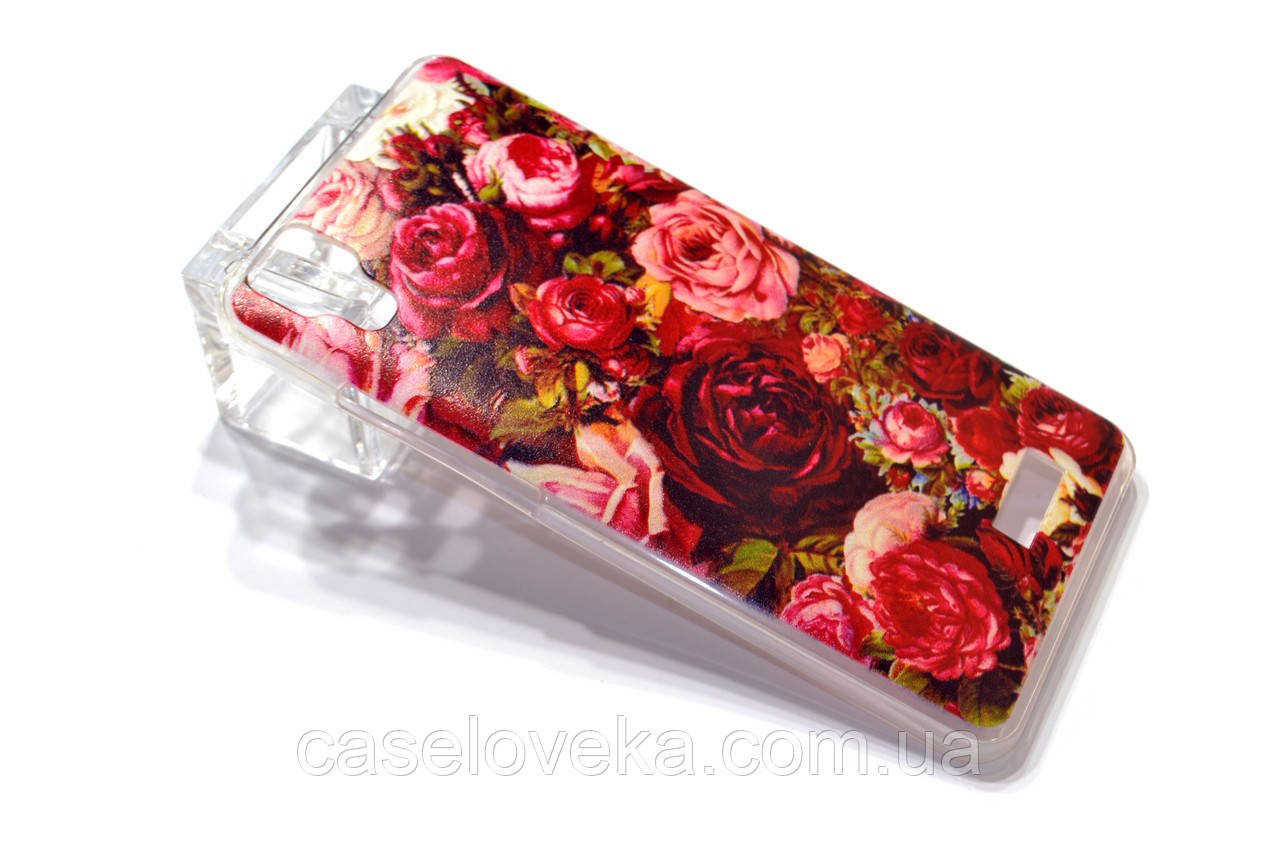 Чехол для Prestigio Grace R5 PSP5552 "Алые розы"