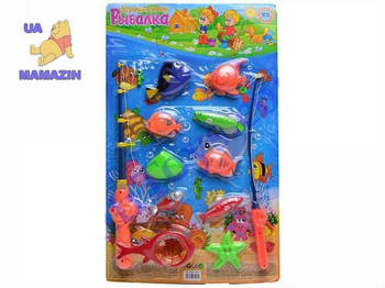 Рыбалка 9 рыбок, 2 удочки M0041 G-Rich