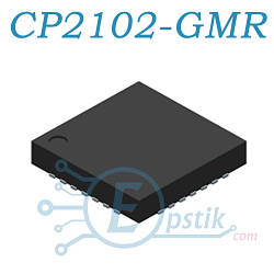 CP2102-GMR перетворювач інтерфейсу USB 2.0 - UART, QFN28