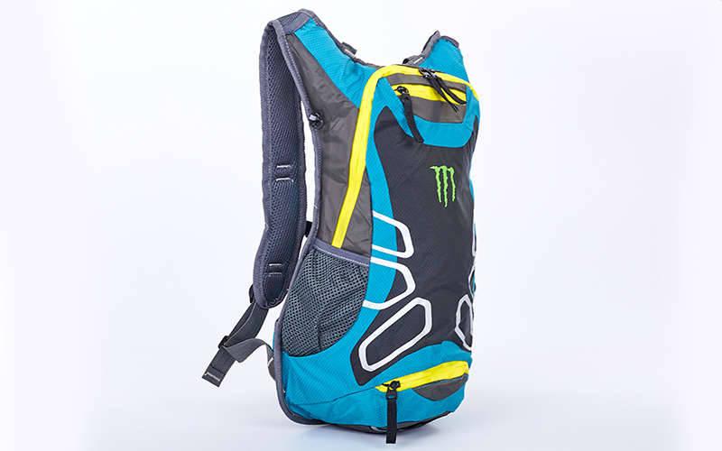 Моторюкзак із місцем під питну систему Monster Scout MS-6339-BL розмір 46х25х12 см Grey-Blue, фото 1