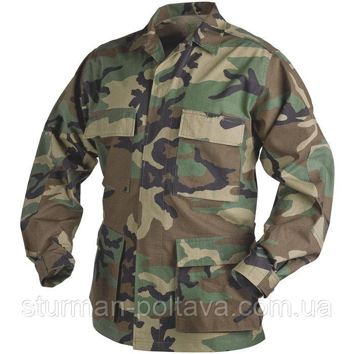 Кітель армійський BDU woodland полікотон (Mil-Tec) Німеччина