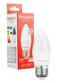 Світлодіодна лампа Vestum Свічка 6W E27 Біле світло