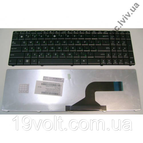 Клавіатура для ноутбука ASUS A52, K52, X54, N53, N61, N73, N90, P53, X54, X55 X61, rus, black