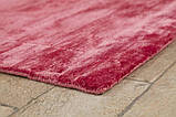 Велюрові килими, малиновий килим із шовку ручного плетіння, фото 3