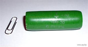 ПЭВ-20 1 кОм, резистор постійний дротяний, навантажувальний