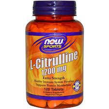 Амінокислоти NOW Foods L-Citrulline 1200mg 120 tabs