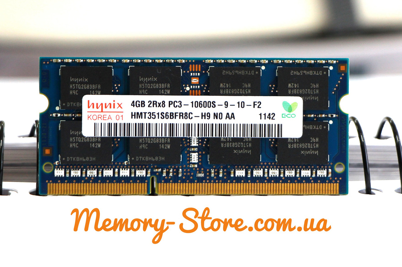 Оперативна пам'ять для ноутбука Hynix DDR3 4 GB PC3-10600S 1333MHz 1.5V SODIMM (б/у)