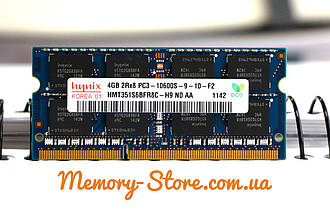 Оперативна пам'ять для ноутбука Hynix DDR3 4 GB PC3-10600S 1333MHz 1.5V SODIMM (б/у)