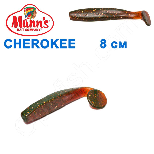 Силікон Mann`s Cherokee MFMO-058-80мм (20шт), фото 1