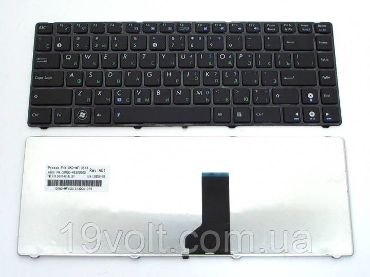 Клавіатура для ноутбука ASUS K42, A42, UL30, U41, U31, U35, U36, U41, U45, UL30 UL80