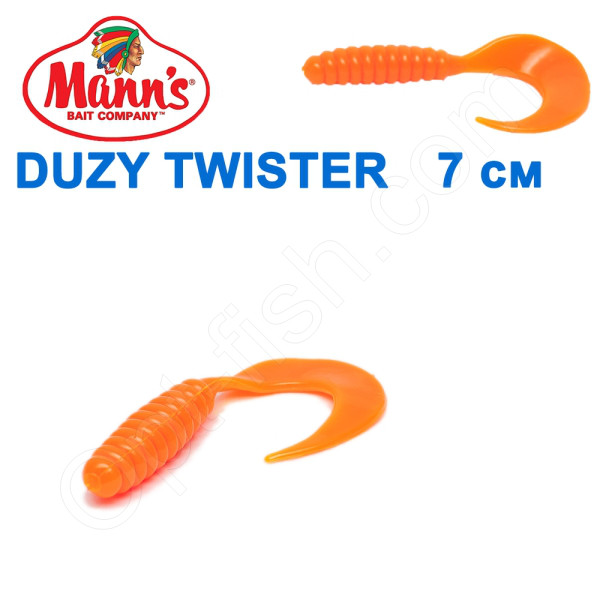 Силікон Manns Duzy Twister OR-038-70 мм (20 шт.)