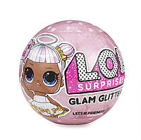 Кулька LОЛ Гламур Блискучийюрприз Декодор 4 сезон L.O.L. Surprise! Glam Glitter Series Doll