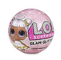 Шарик ЛОЛ Гламур Блестящий Сюрприз Декодор 4 сезон L.O.L. Surprise!! Glam Glitter Series Doll