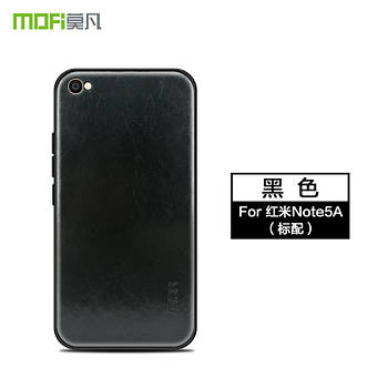Чохол MOFi Leather Case для Xiaomi Redmi Note 5A / Y1 Lite Чорний 1215P
