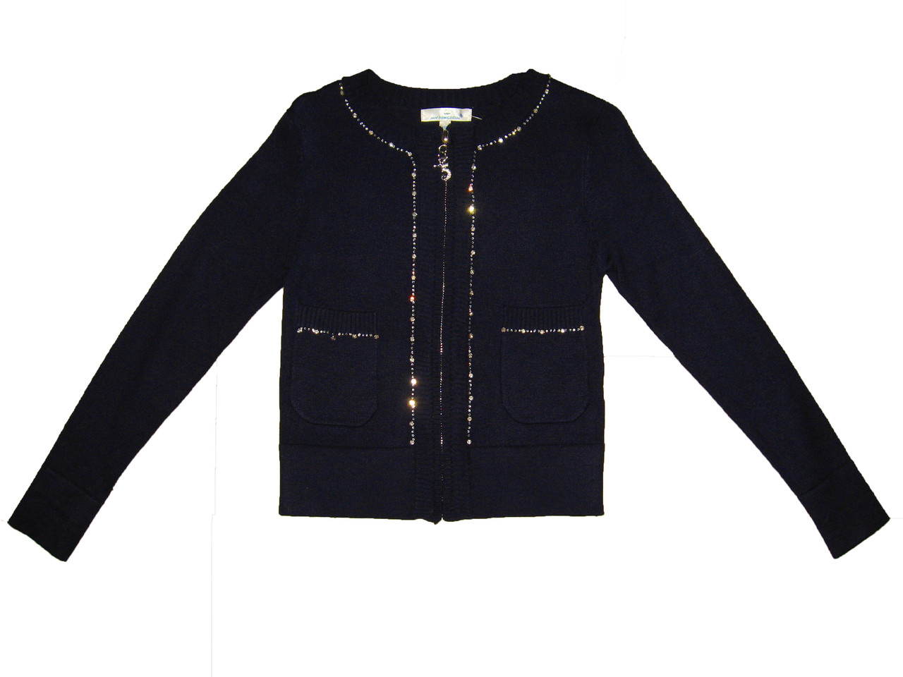 Кардиган для дівчинки My Kingdom 01884 синій 110-150