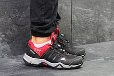 Чоловічі кросівки Adidas AX 2,чорні з червоним 41р, фото 3