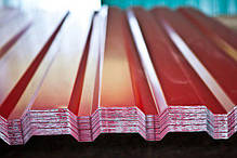 Профнастил С-10 тип ф  ⁇  RAL 3005 МАТ  ⁇  0.45 мм  ⁇  Arvedi, фото 5